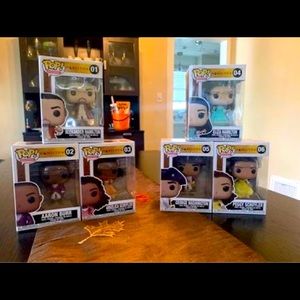 Hamilton Funko Pops #1-#6: Hamilton, Eliza, Burr, Angelica, Peggy, & Washington